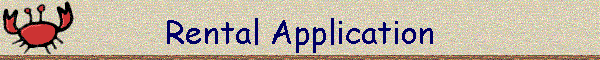 Rental Application